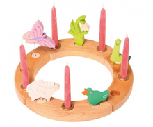 Load image into Gallery viewer, Grimm’s Birthday Rings ~ Natural ~ 2 options (12 holes or 16 holes)