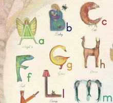 Load image into Gallery viewer, Alphabet Poster ~ Waldorf Family