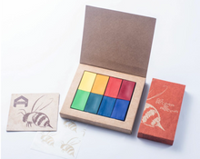 Load image into Gallery viewer, Apiscor Beeswax Crayons ~ 8 Waldorf blocks