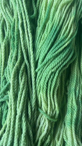 Grassy Green Hand Dyed Pure Wool