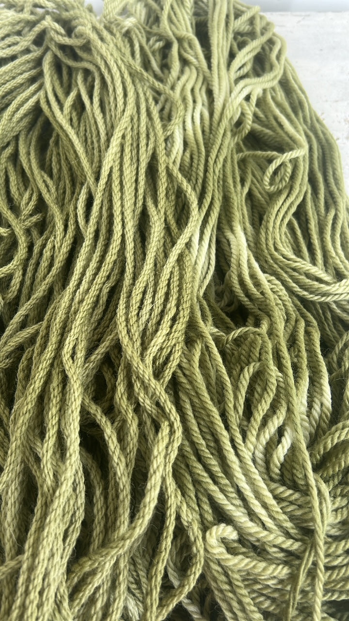 Flax Hand Dyed Pure Wool
