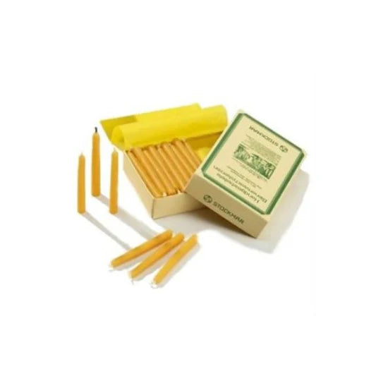 Pure Beeswax Birthday Cake Candles ~ 70mmx7mm