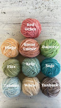Load image into Gallery viewer, 12ply Hand Dyed Pure Wool ~ 50gm balls