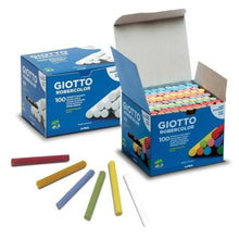 Load image into Gallery viewer, Blackboard Chalk Anti-dust - 10 Assorted Colours 100 pcs