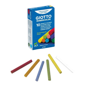 Blackboard Chalk Anti-dust - 10 Assorted Colours 10 pcs