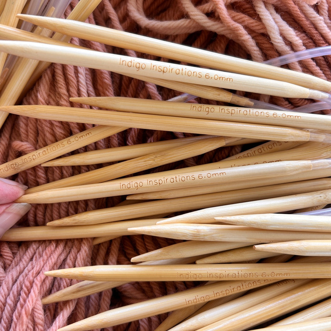 Bamboo Circular Needles ~ 6mm + 8mm