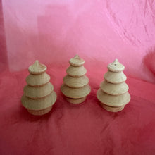 Load image into Gallery viewer, Wooden Trees ~ 3 sizes ~ perfect as part of Christmas Celebrations