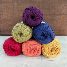 Load image into Gallery viewer, Rainbow Crochet Blanket Pack + Bamboo Crochet Hook