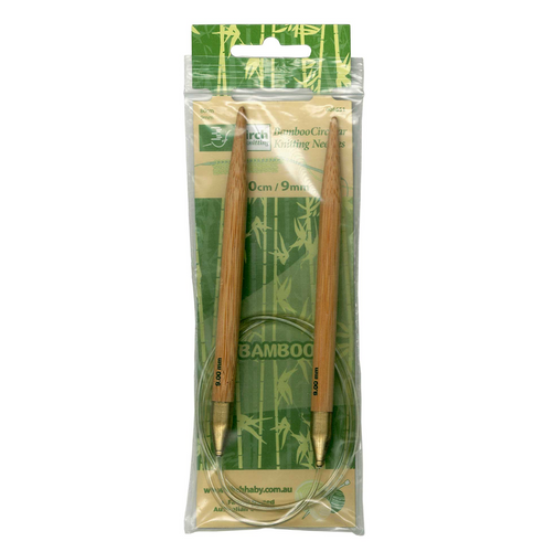 BIRCH KNITTING NEEDLE CIRCULAR BAMBOO 6mm or 8mm