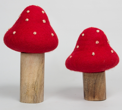 Toadstool Set ~ 2 pieces