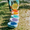 Stapelstein Balance Stepping Stones - Original, Set of 6 in Rainbow Pastel