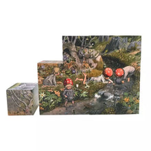 Load image into Gallery viewer, Children of the Forest (Elsa Beskow) Block Puzzle