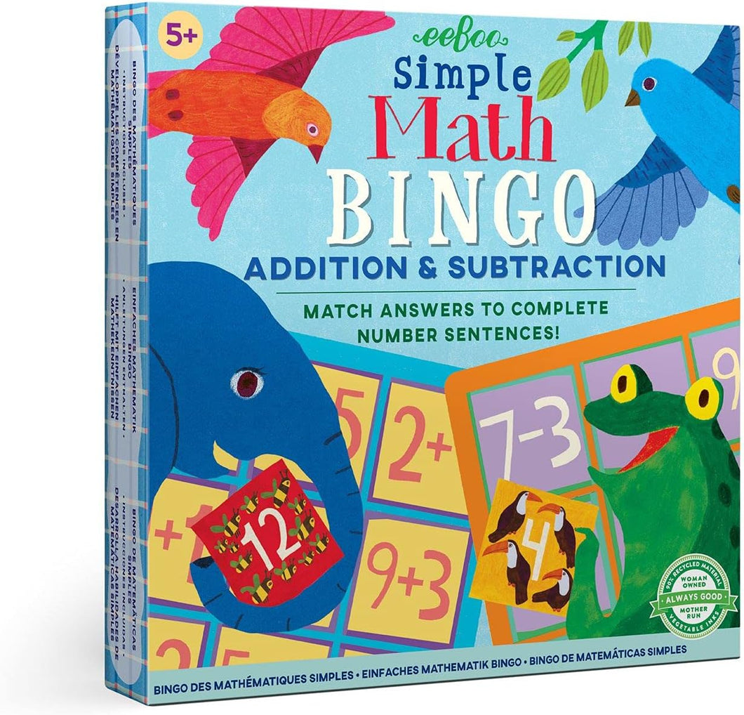 eeBoo Bingo – Simple Maths