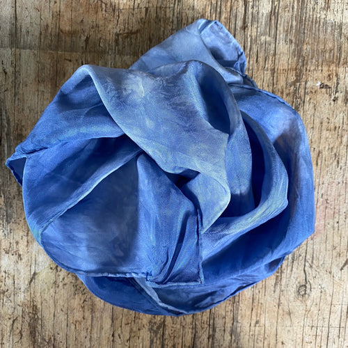 Night Sky (dark blue/white) ~ Silk Playcloth