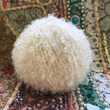 Load image into Gallery viewer, Mohair Boucle 50gm balls in Natural, Hand Painted Rainbow or a single colour of your choice.