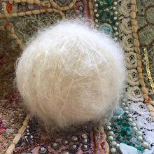 Load image into Gallery viewer, Mohair Brushed 50gm balls in Natural, Hand Painted Rainbow or a single colour of your choice.