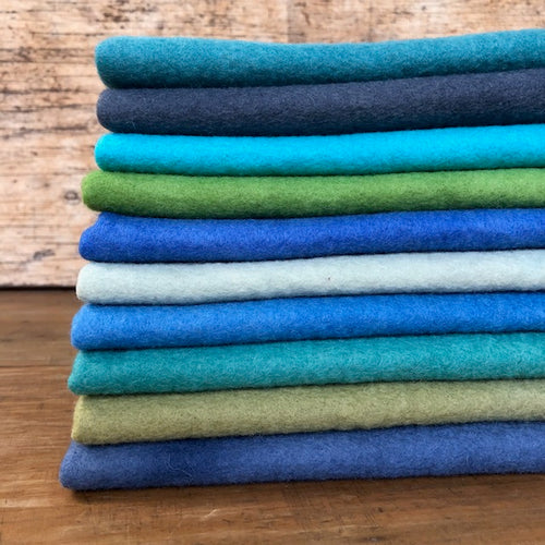 Greens + Blues ~ various sizes ~ individual sheets