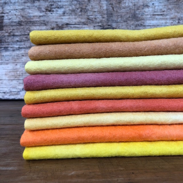 Yellows + Oranges ~ various sizes ~ individual sheets