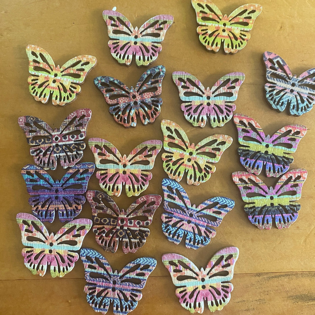 Retro Butterfly ~ 10 pack