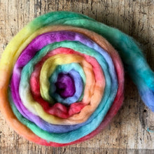 Load image into Gallery viewer, Rainbow hand painted fleece