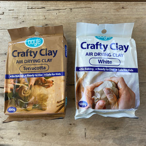 Air Drying Clay ~ Terracotta + White