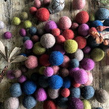 Load image into Gallery viewer, Autumn Tones Felt Balls