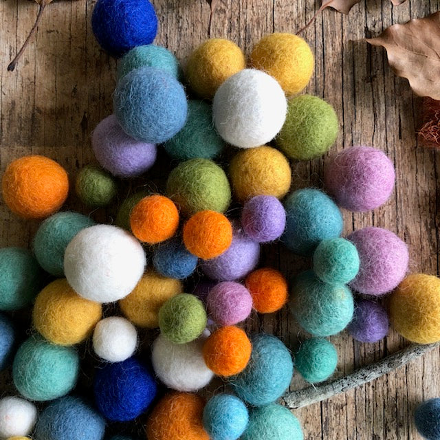 Spring Tones Felt Balls
