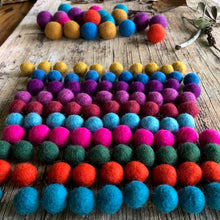 Load image into Gallery viewer, Summer Tones Felt Balls