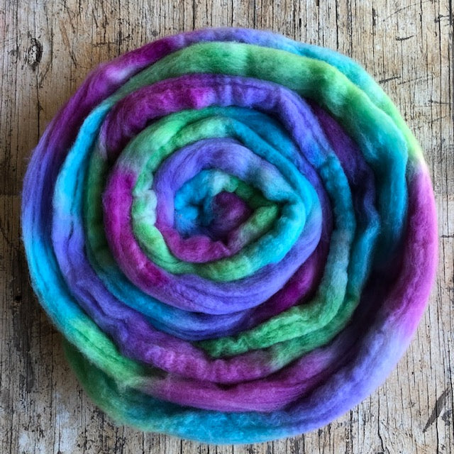 In Bloom hand painted fleece