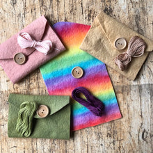 Load image into Gallery viewer, simple purse kit ~ stitching ~ make your own ~ bulk party options are available too