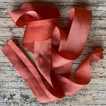Load image into Gallery viewer, hand dyed silk ribbon + cord ~ various colours + widths