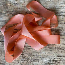 Load image into Gallery viewer, hand dyed silk ribbon + cord ~ various colours + widths