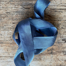 Load image into Gallery viewer, hand dyed silk ribbon + cord ~ various colours + widths