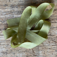 Load image into Gallery viewer, hand dyed silk ribbon + cord ~ various colours + widths