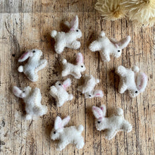 Load image into Gallery viewer, Bunnies ~ wool felt ~ fair trade