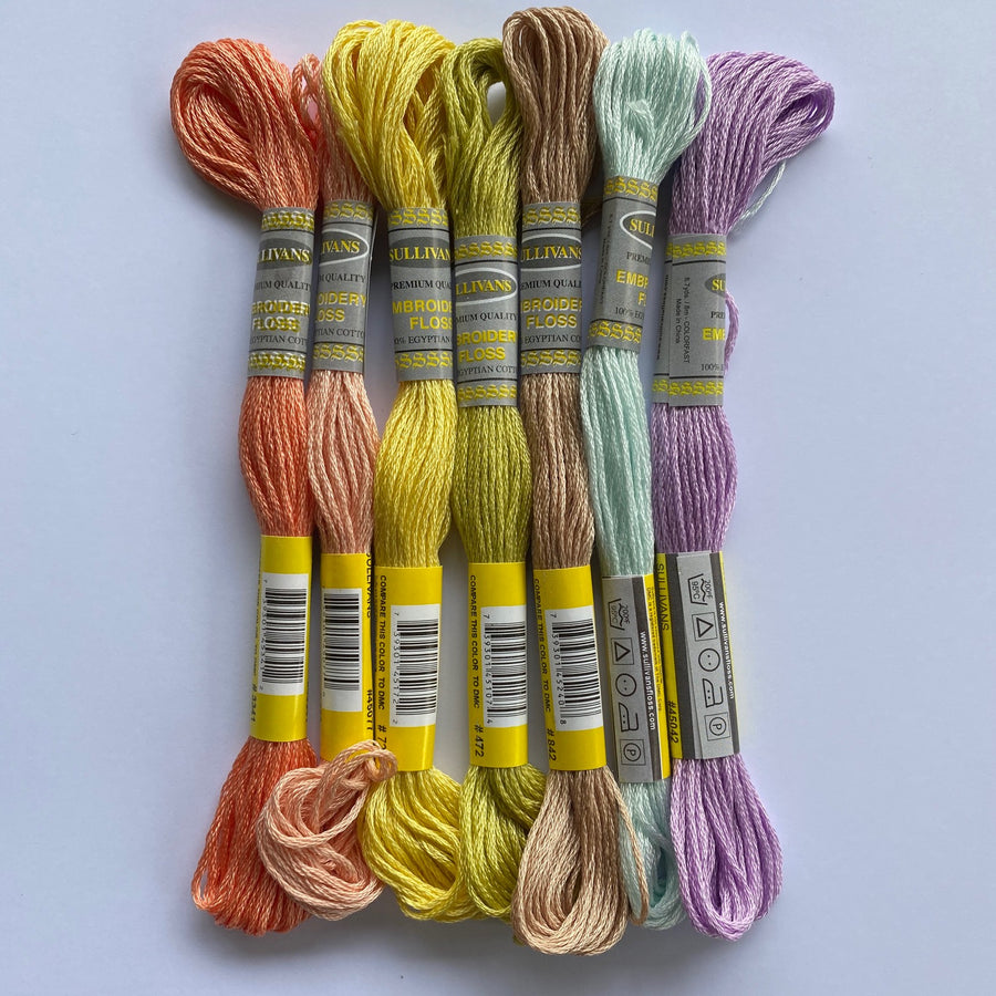 Thread Matches Pastels embroidery thread ~ matches beautifully with the PASTEL pack o ...