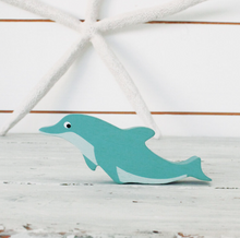 Load image into Gallery viewer, Dolphin Wooden Animal