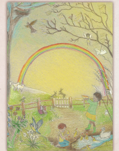 Seasonal Postcards Set ~ Waldorf Family