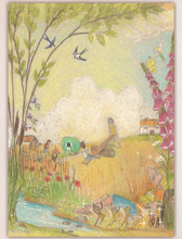 Load image into Gallery viewer, Seasonal Postcards Set ~ Waldorf Family
