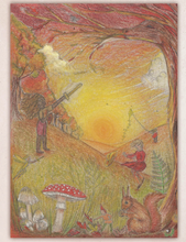 Load image into Gallery viewer, Seasonal Postcards Set ~ Waldorf Family