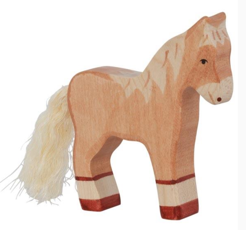 Foal, standing, light brown