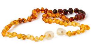 Children's Amber Necklace and/or Bracelet ~ Rainbow Baroque